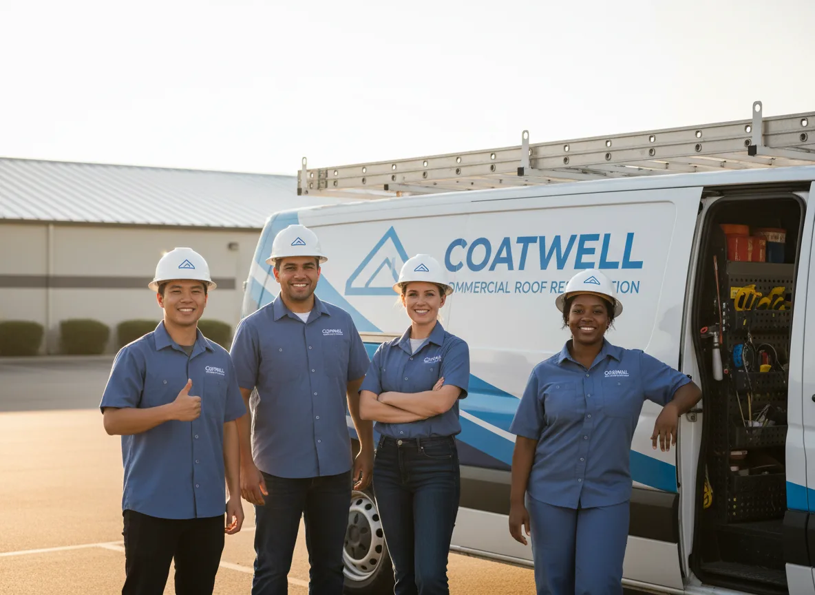 Commercial roof coating company in Eddington, ME