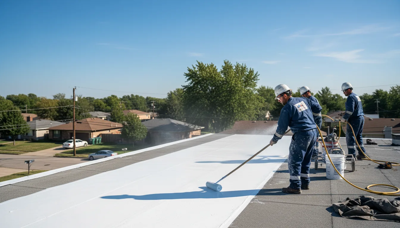 Commercial roof coating in Eddington, ME near me